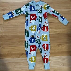 Hanna Andersson holiday zipper pajamas